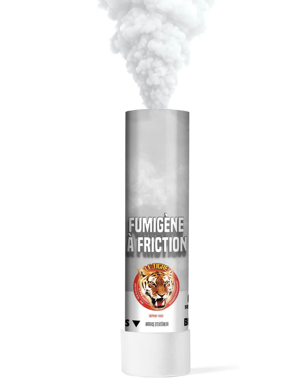 Effet de fumée blanche du fumigène à friction pour extérieur blanc 1 minute