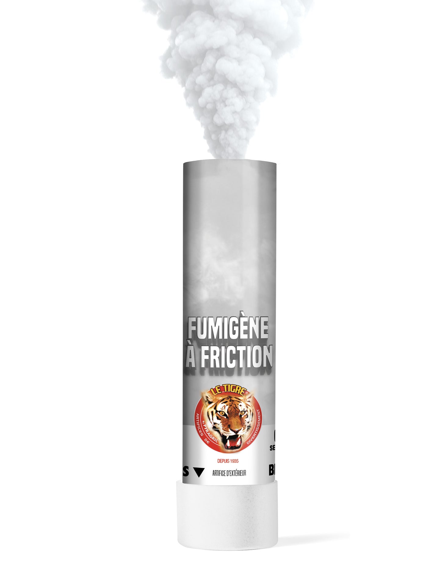 Effet de fumée blanche du fumigène à friction pour extérieur blanc 1 minute