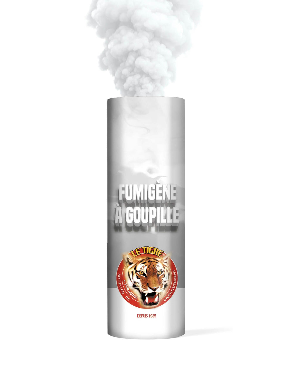 Effet de fumée blanche du fumigène à goupille pour fête blanc