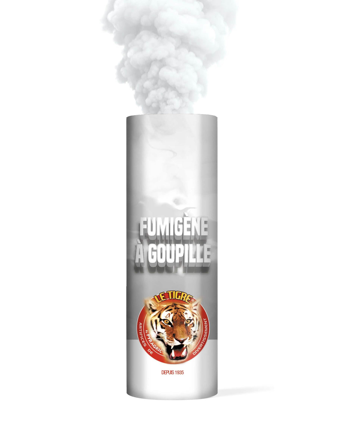 Effet de fumée blanche du fumigène à goupille pour fête blanc
