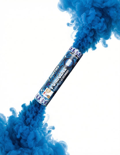 Fumigène à goupille double sorties pour fête bleu