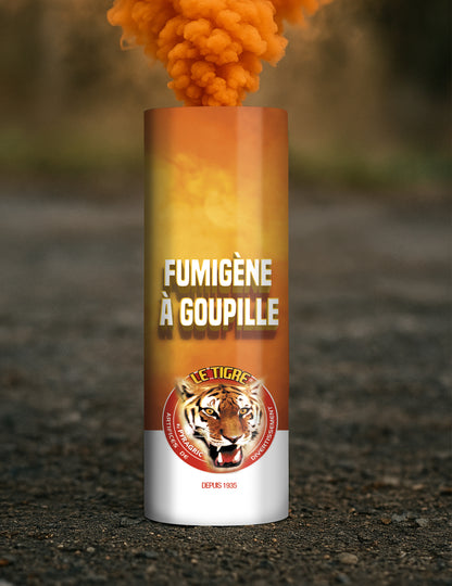 Fumigène à goupille pour adulte orange durée 1 minute
