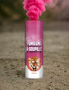 Fumigène à goupille pour fête rose 1 minute