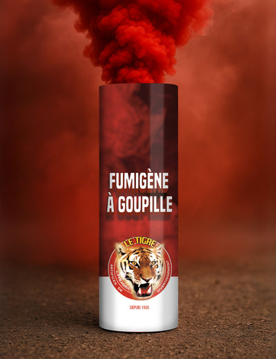Fumigène à goupille pour adulte rouge 1 minute