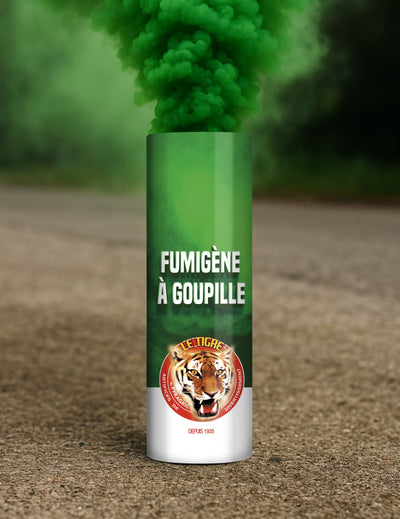 Fumigène à goupille pour fête vert 1 minute