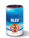 Fumigène en pot bleu pour fête durée 1 minute