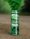 Fumigène en pot 2 minutes pour fête vert