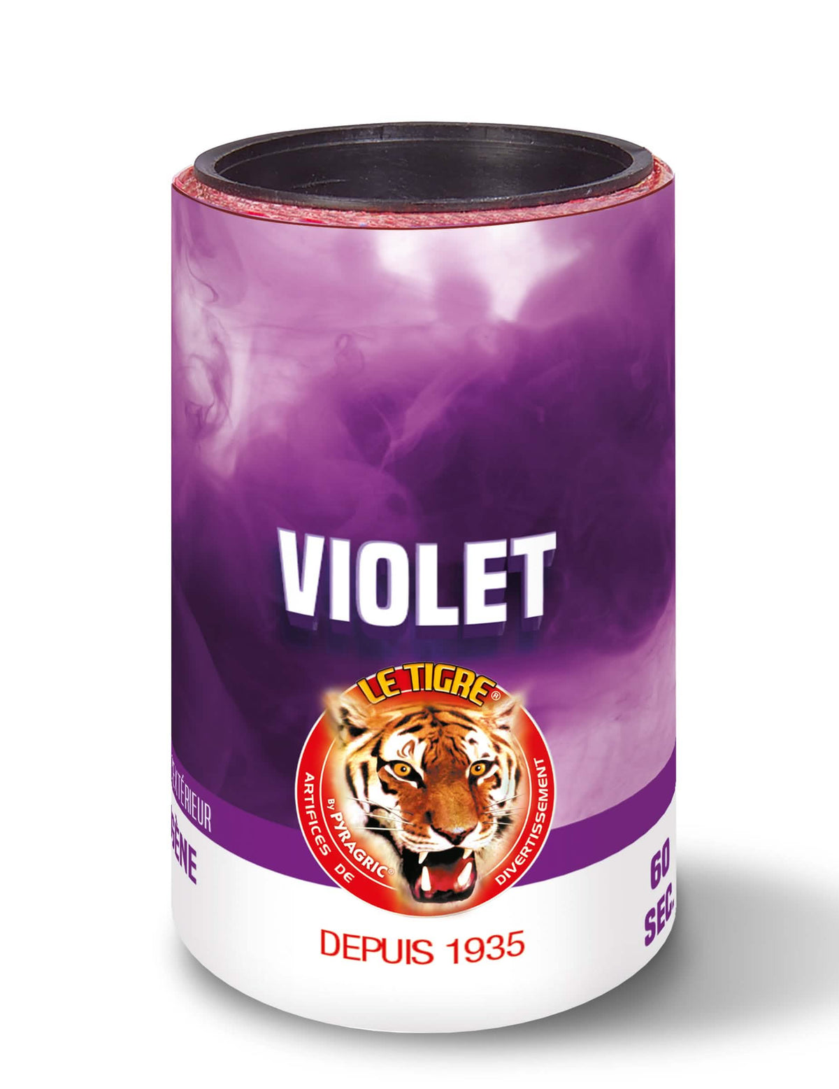 Fumigène en pot violet 1 minute