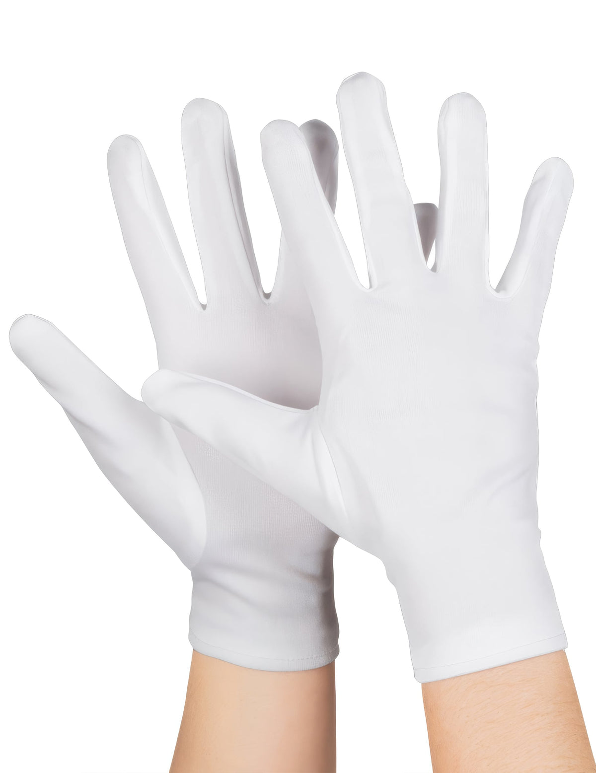 Gants courts pour enfant blancs