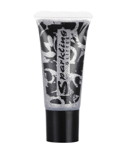 Zilveren glittergel