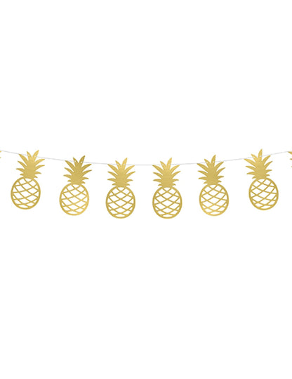 DIY-Slinger Goud Metallic Ananas 150 cm Decoratiekit