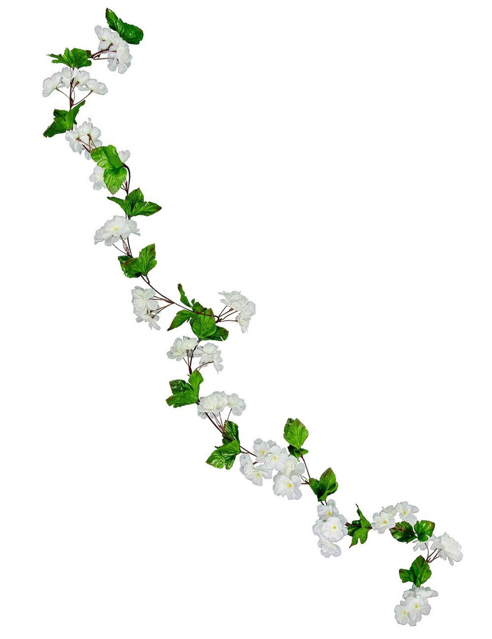 Guirlande de fleurs de cerisier pour mariage zen blanche