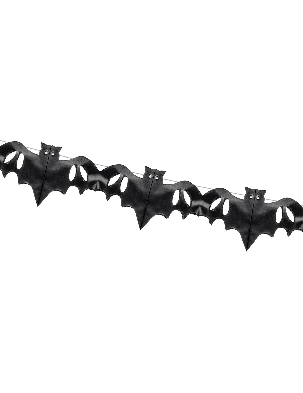 Aperçu de l'enchaînement des motifs de la guirlande en papier chauve-souris