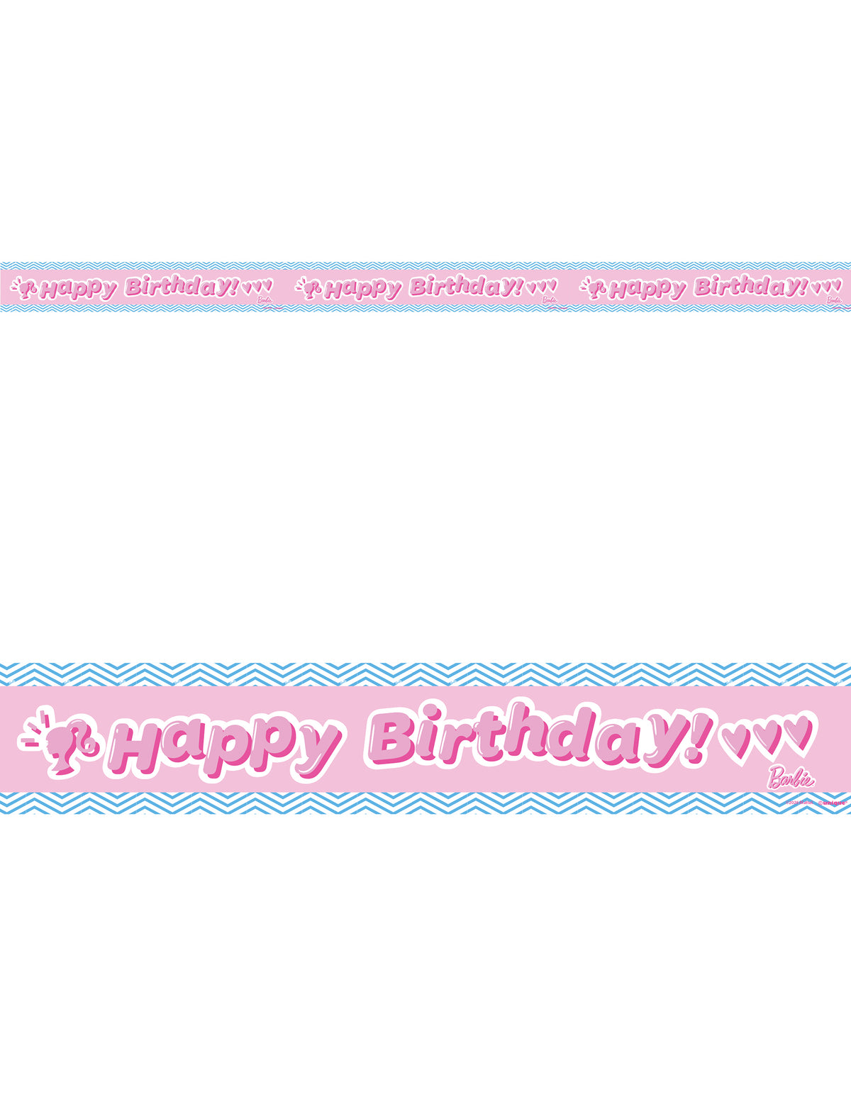 Barbie™ banner 1,80 m