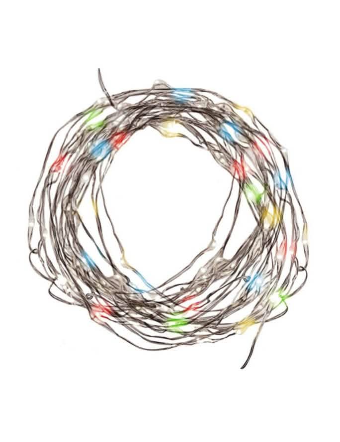 Guirlande lumineuse multicolore pour décoration de 5 mètres