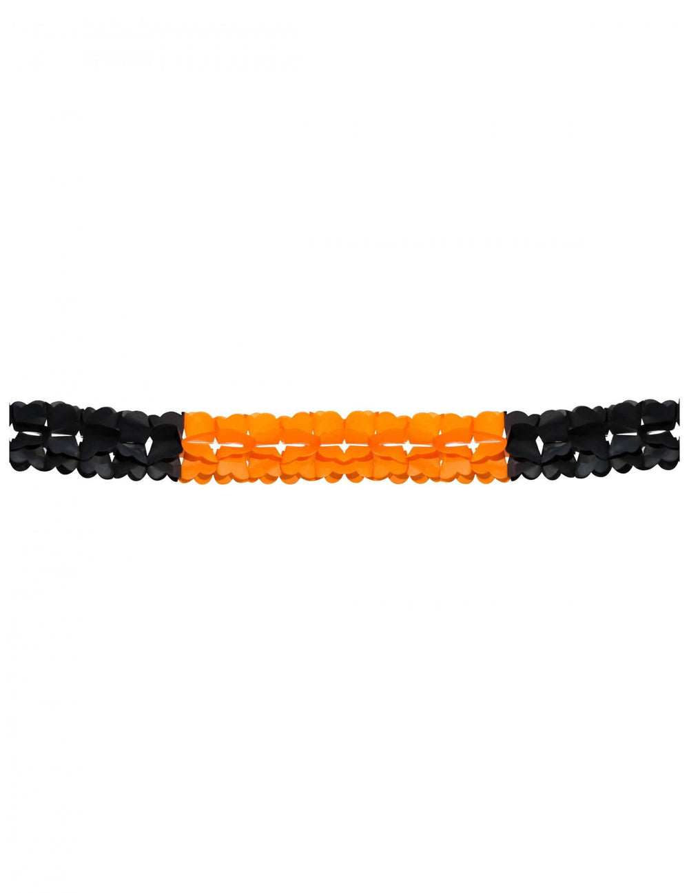 Guirlande Halloween pour décoration orange et noir