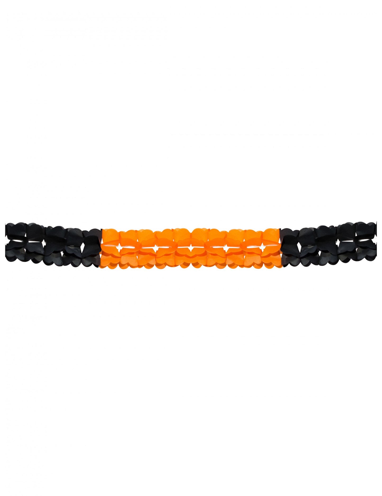 Guirlande Halloween pour décoration orange et noir