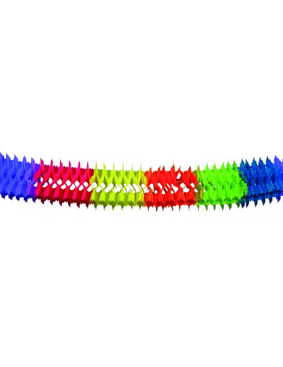 Guirlande en papier multicolore pour décoration de fête 6 mètres