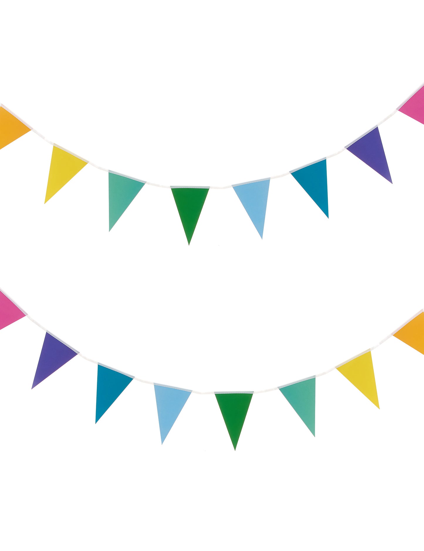 Guirlande petits fanions pour fête multicolore