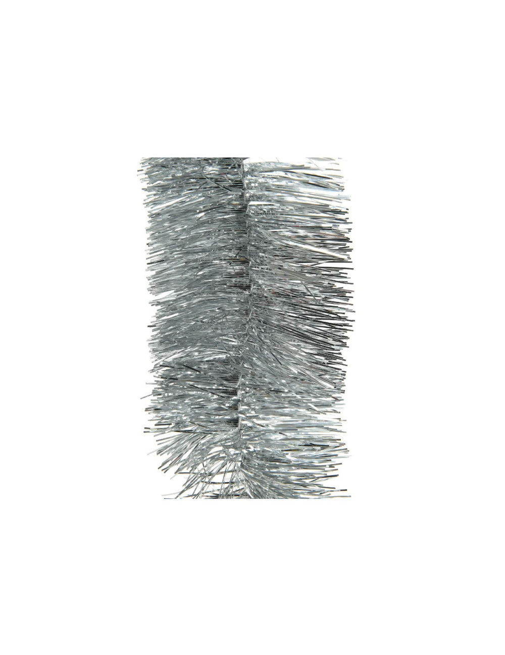 Guirlande de Noël pour sapin scintillante argent