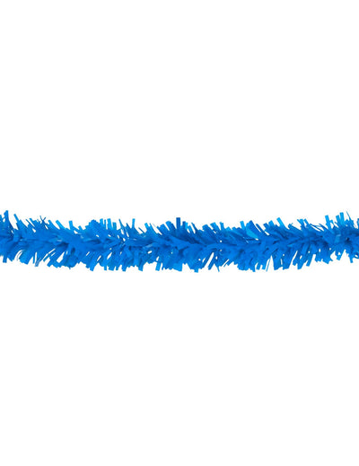 Guirlande pvc bleu ignifugée