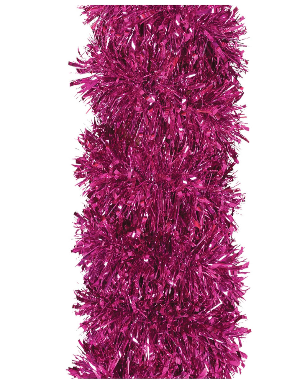 Guirlande de sapin de Noël pour fête fuchsia brillante