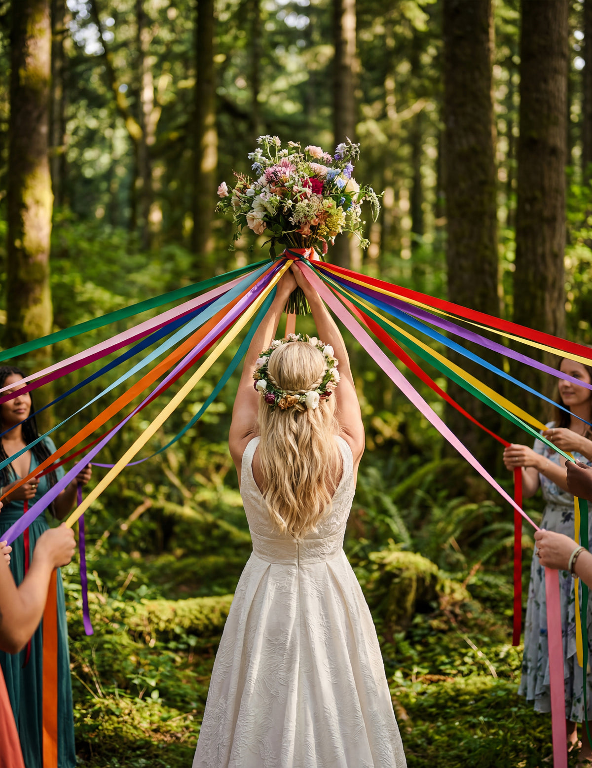 Jeu des rubans pour mariage