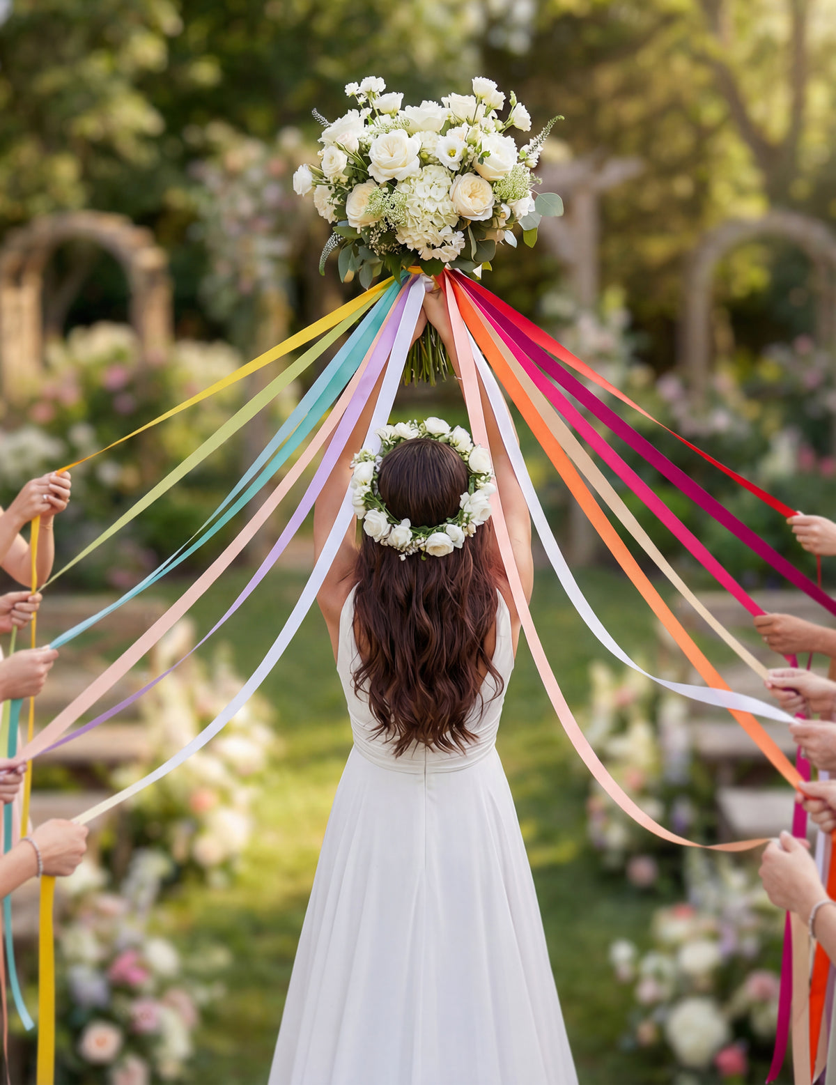 Jeu des rubans pour mariage