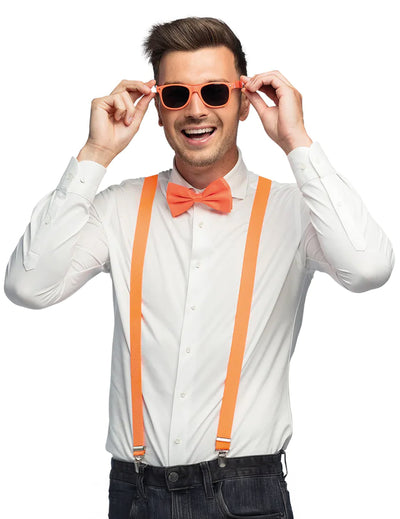 Kit accessoires 3 pièces orange fluo UV