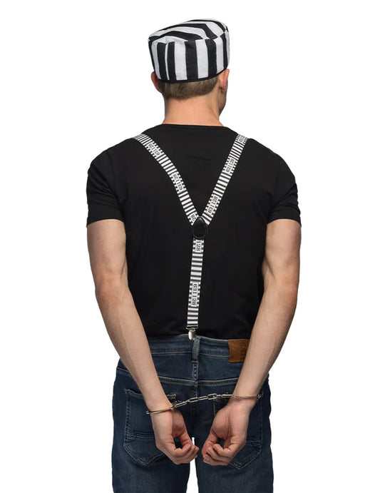 Kit accessoires de prisonnier adulte