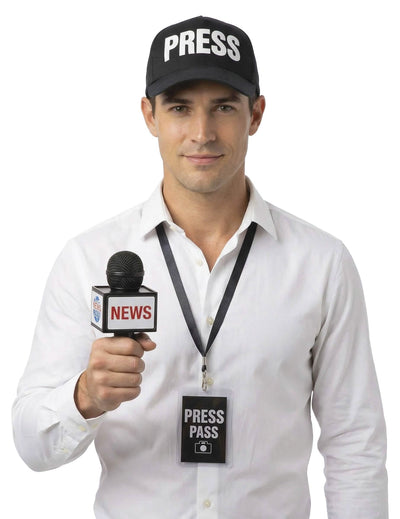 Kit accessoires journaliste adulte