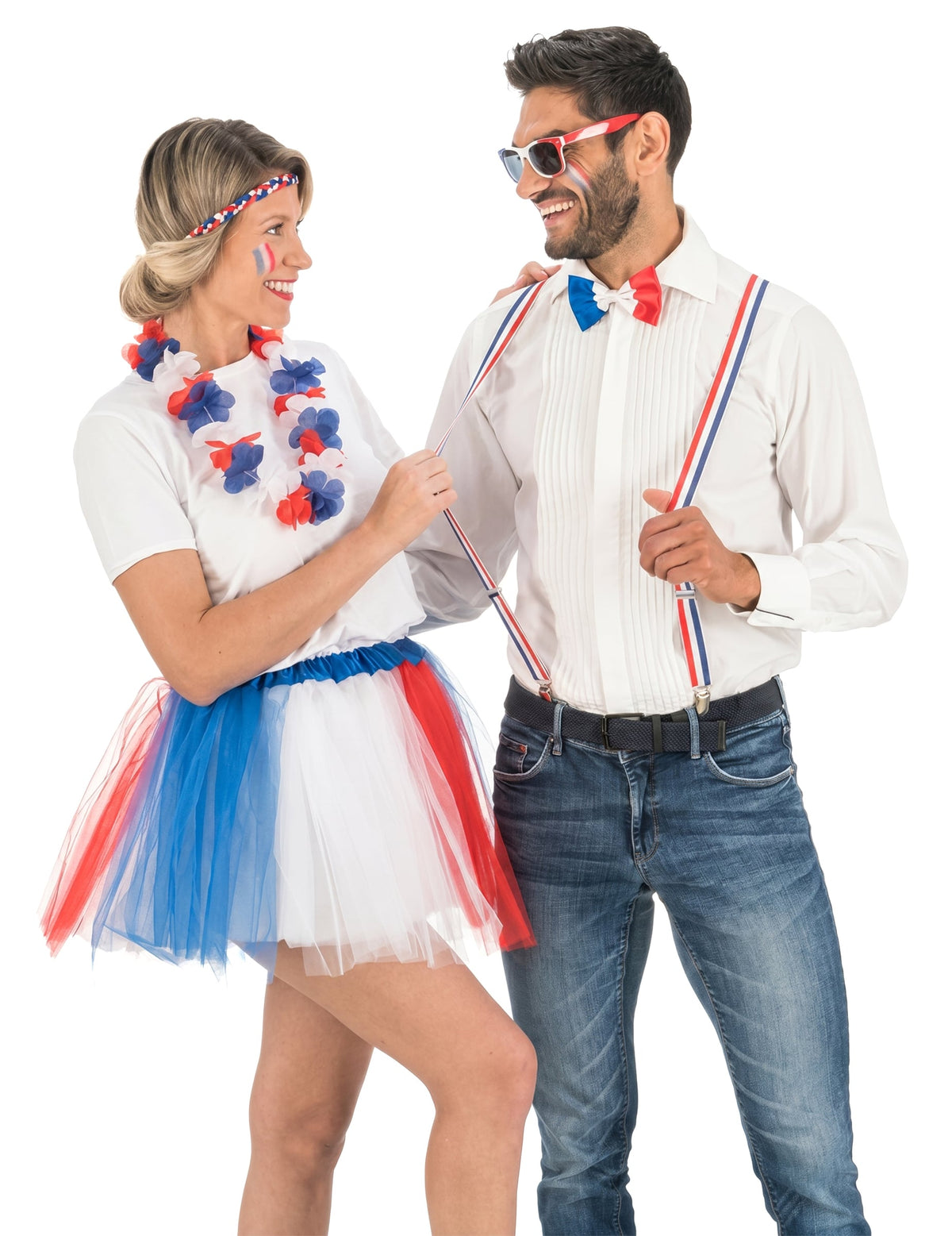 Accessoireset Frankrijk supporter volwassenen