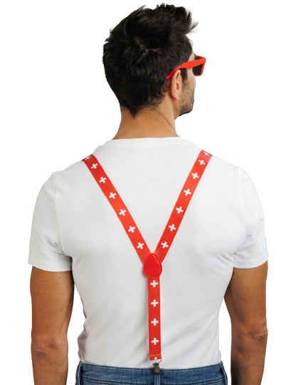 Accessoireset Zwitserland supporter volwassenen