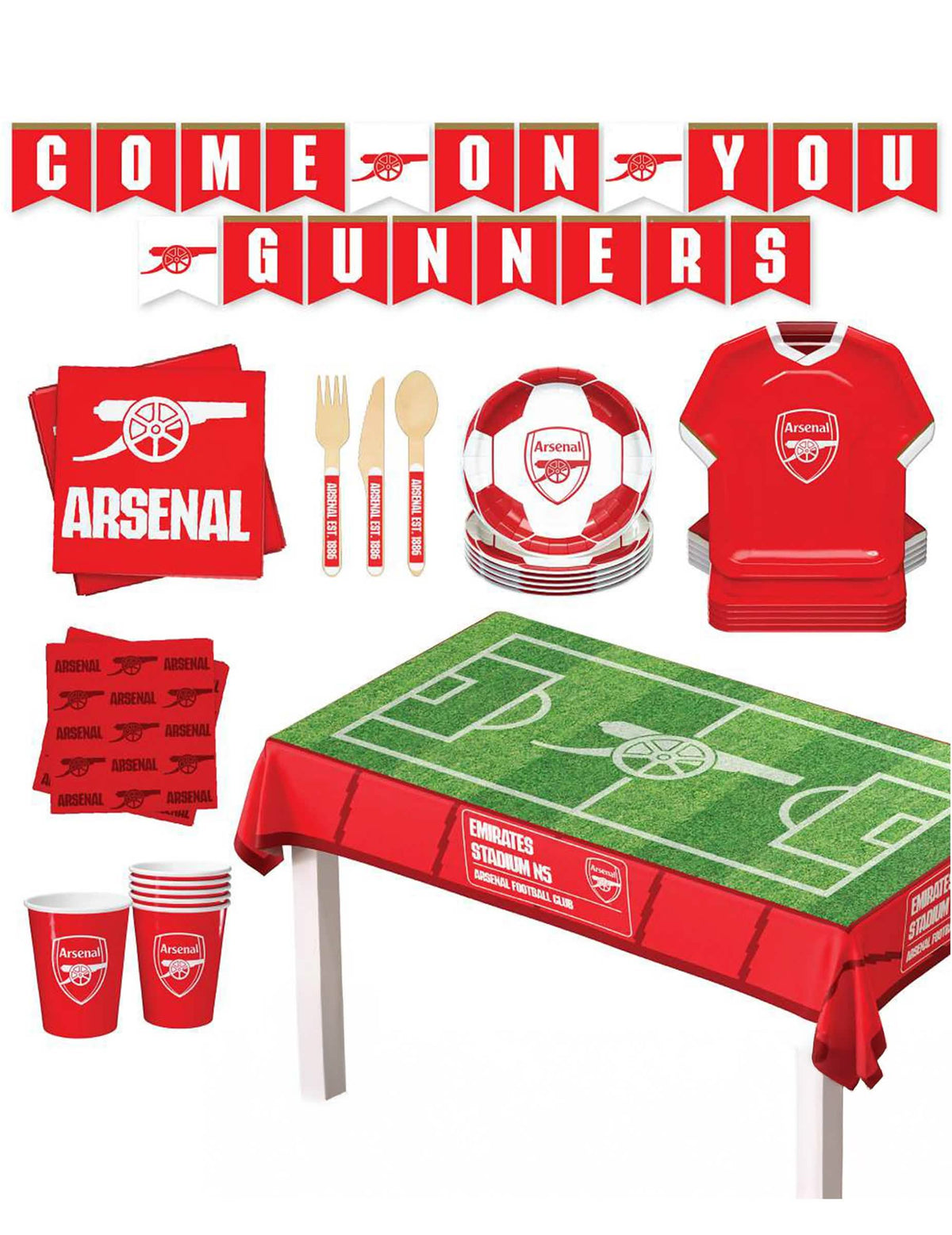 Arsenal Football Club verjaardagset 44-delig
