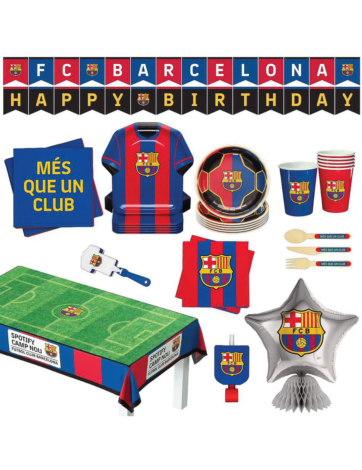 FC Barcelona verjaardagsset 75-delig