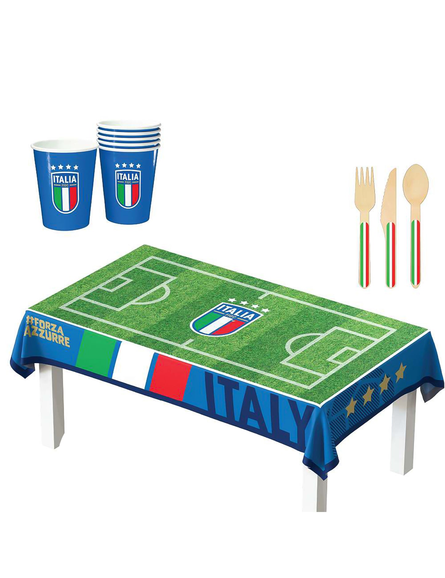Italiaans elftal verjaardagsset 75-delig