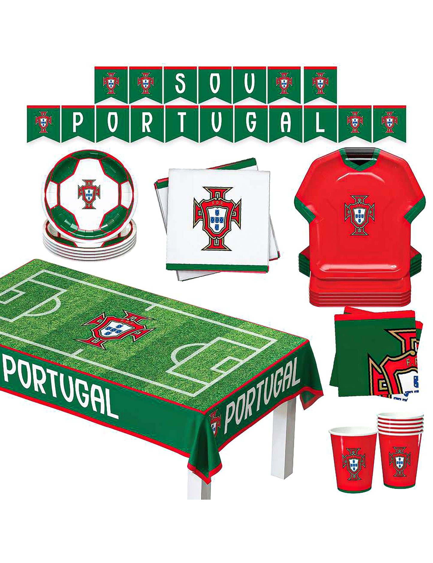 Verjaardagsset Portugese voetbalbond 44-delig