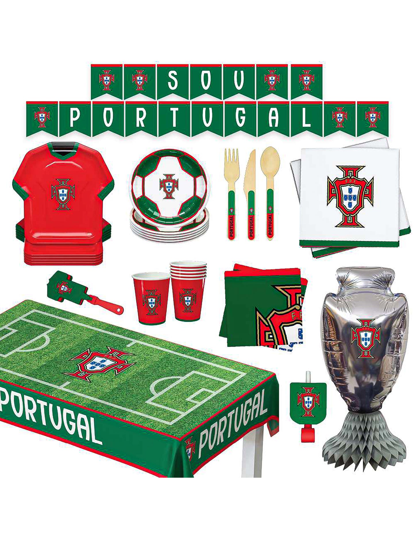 Verjaardagsset Portugese voetbalbond 75-delig