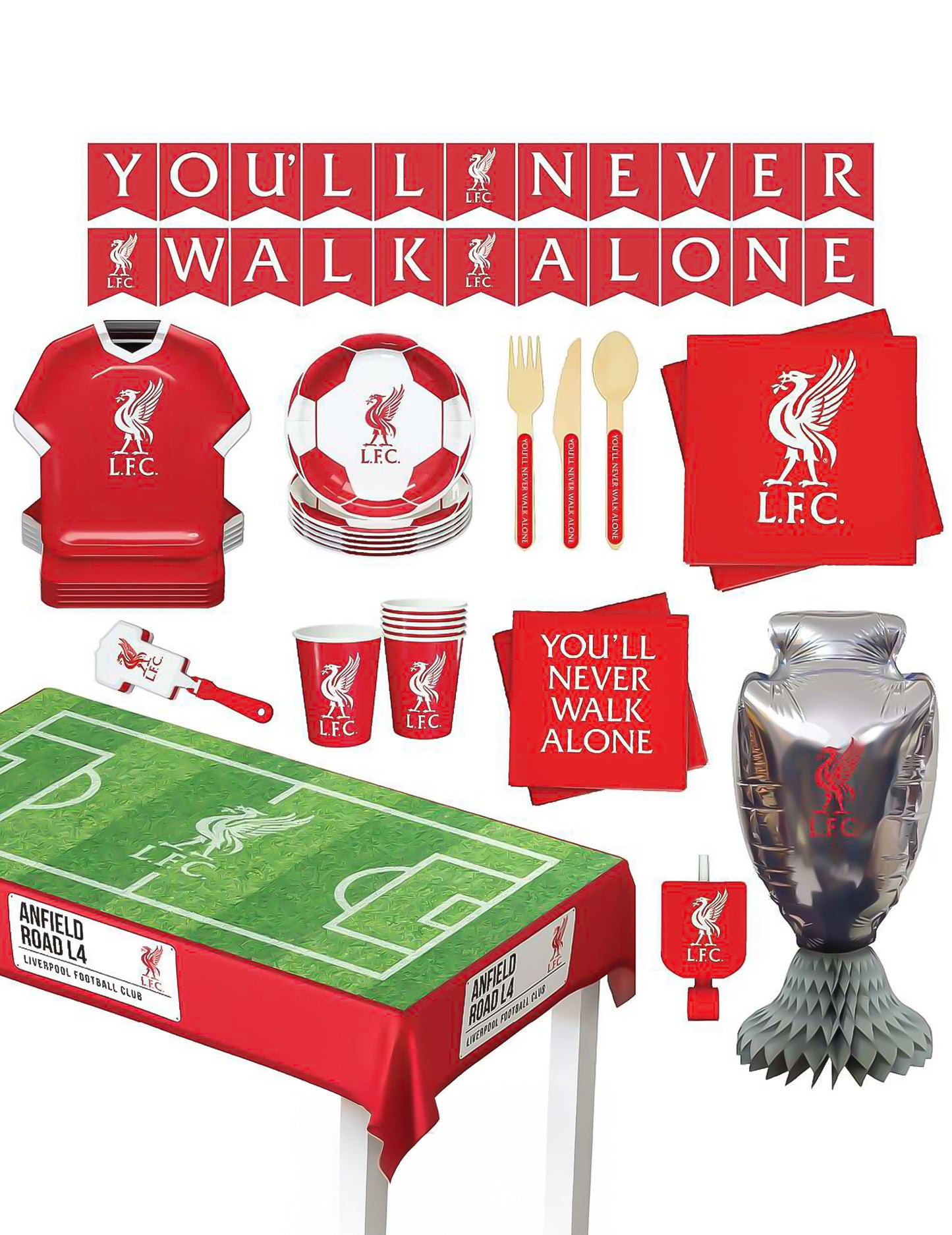 Liverpool Football Club verjaardagsset 75-delig