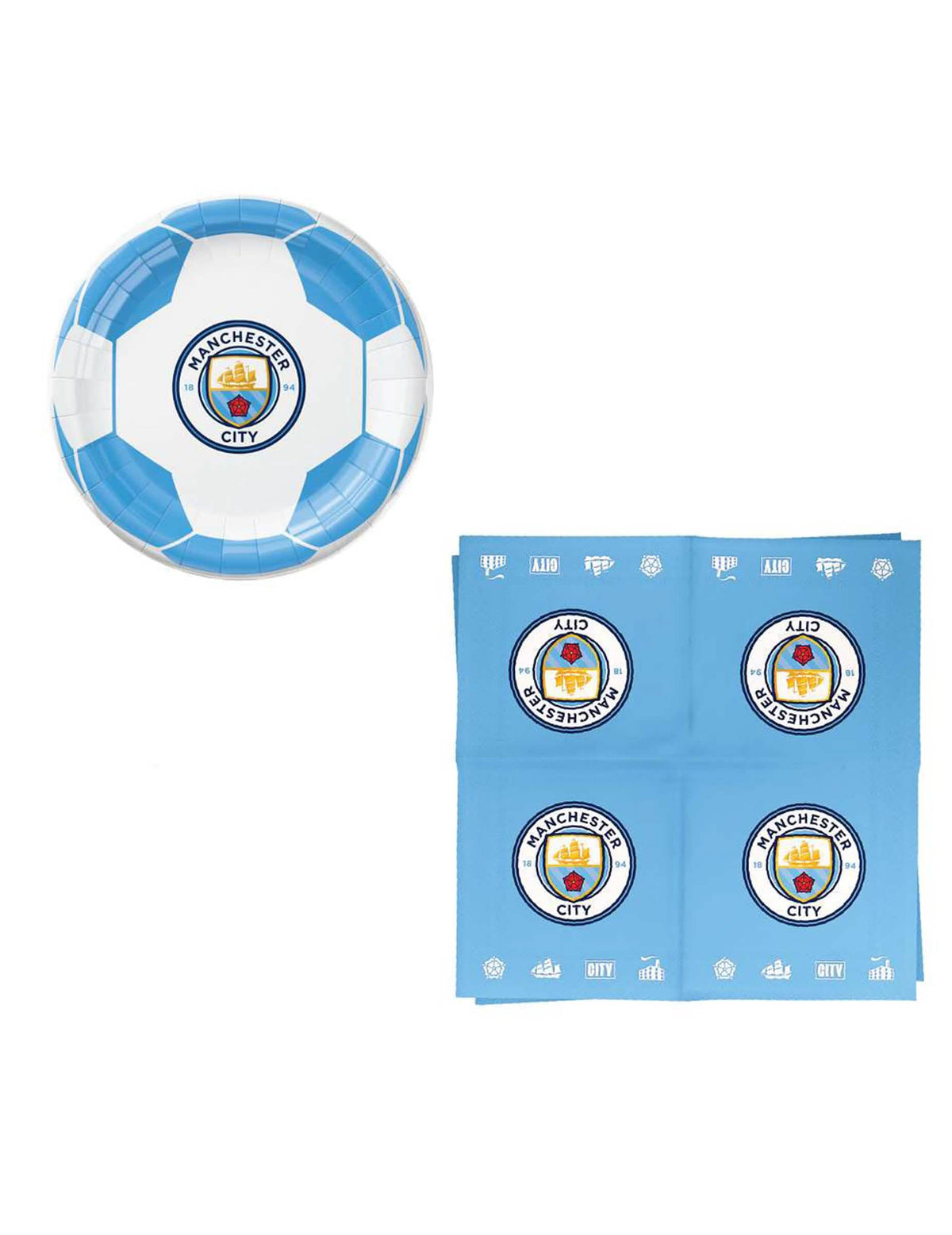 Manchester City Football Club verjaardagset 44-delig