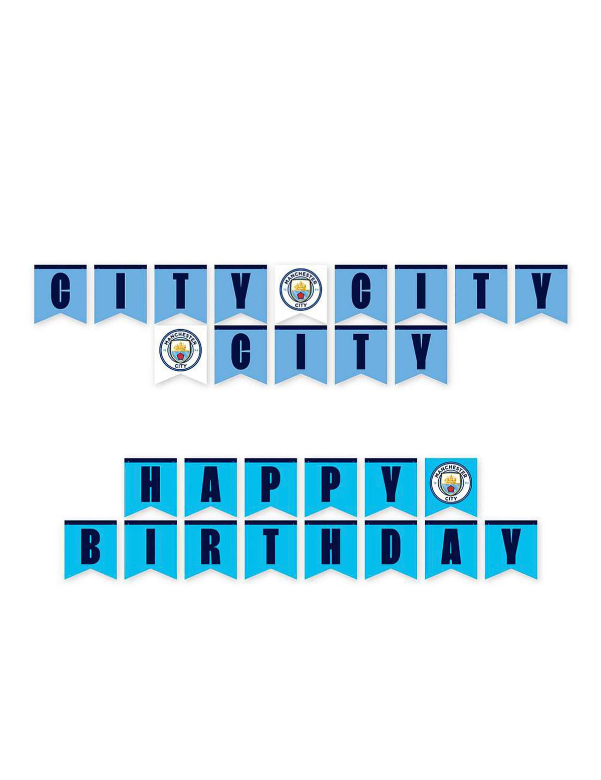 Manchester City Football Club verjaardagset 44-delig