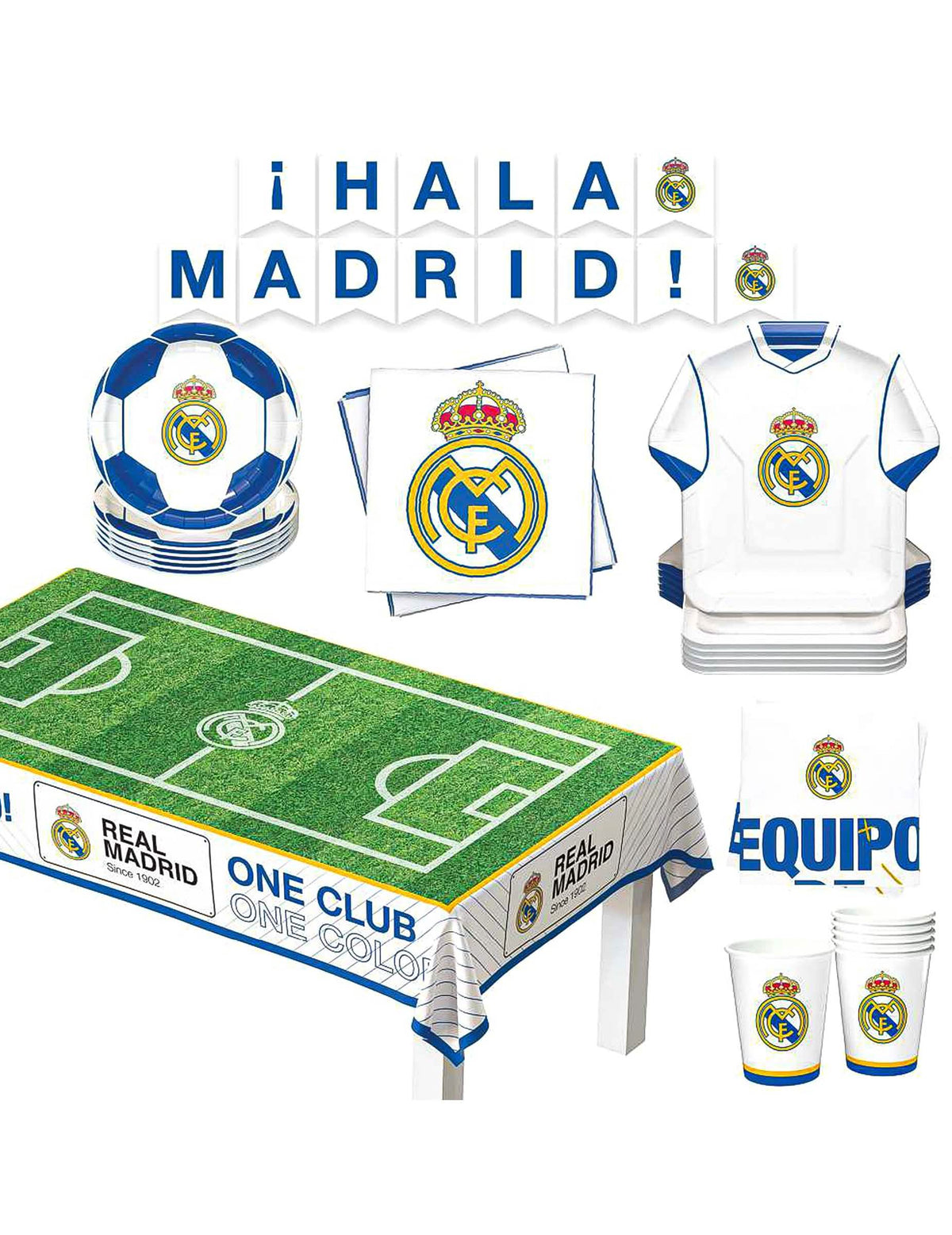 Verjaardagsset Real Madrid CF 44-delig