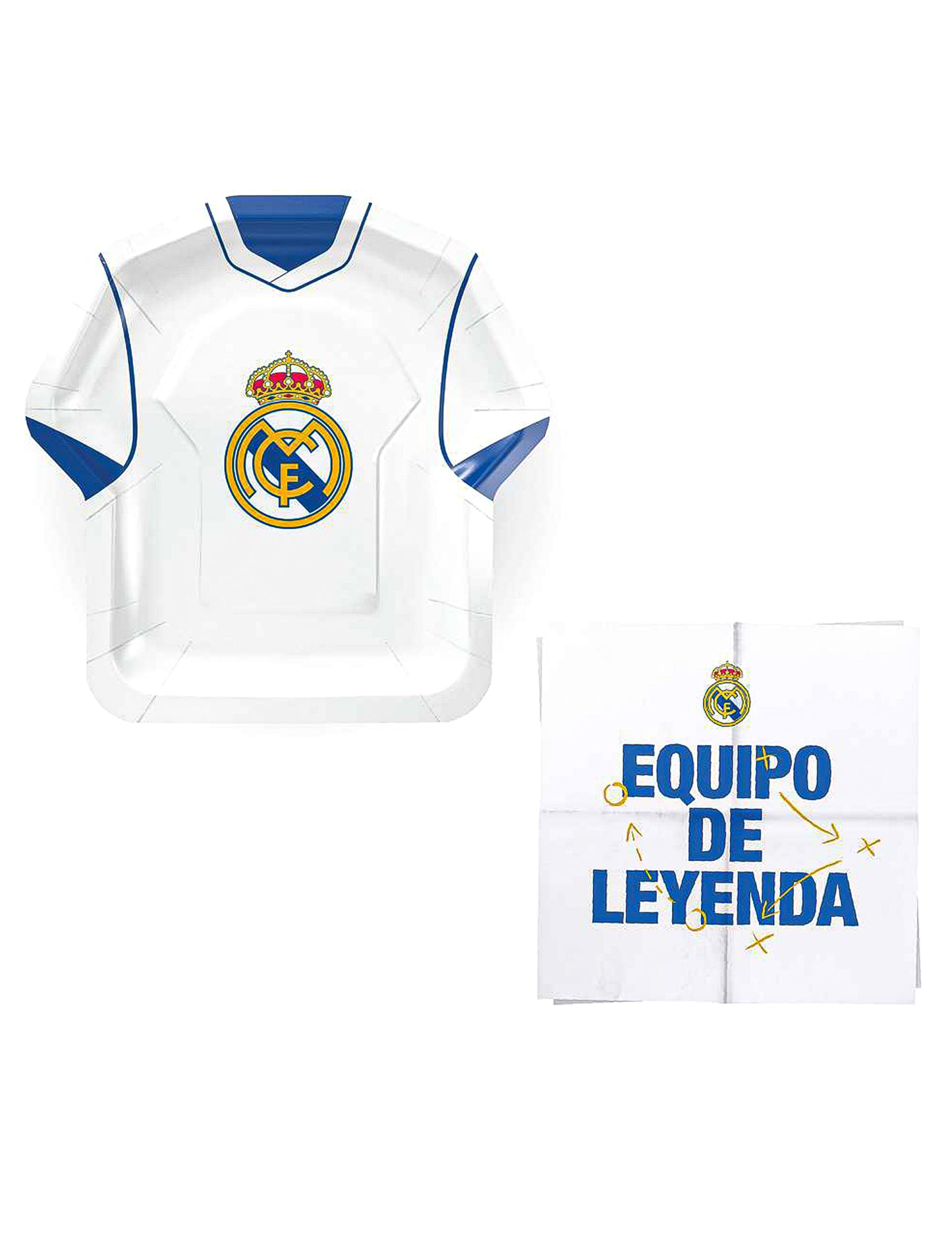 Kit anniversaire Real Madrid CF 44 pièces