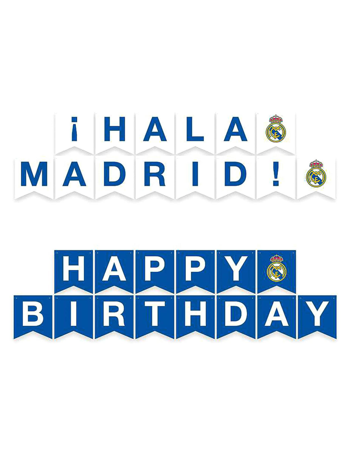 Verjaardagsset Real Madrid CF 44-delig