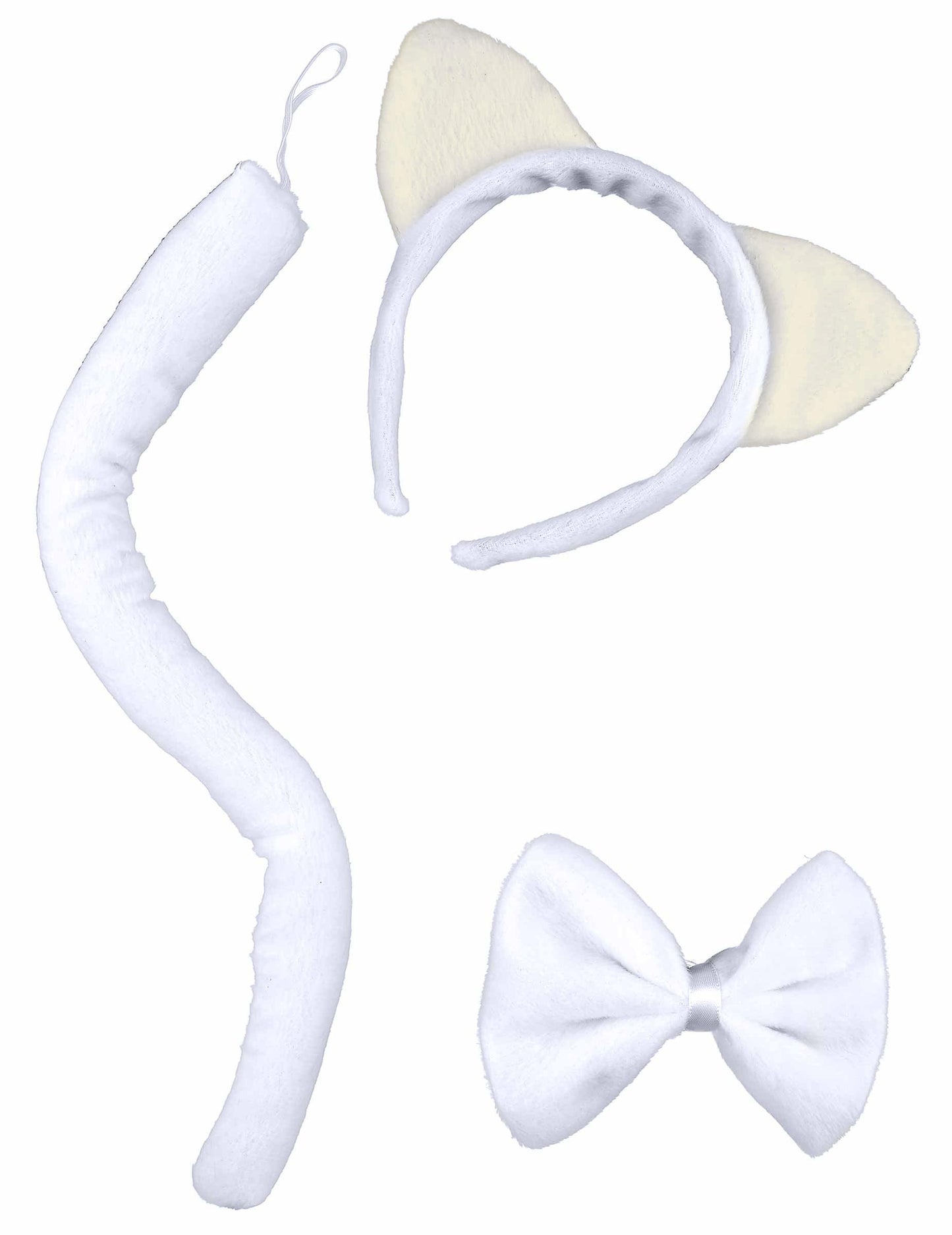Kit chat blanc adulte