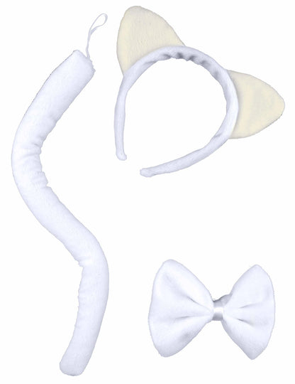 Kit chat blanc adulte