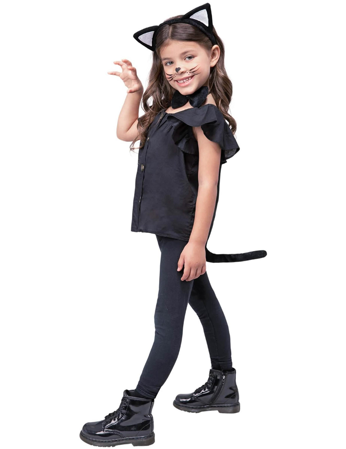 Zijaanzicht van de kattenkit voor kinderen