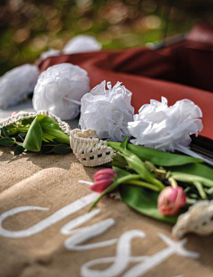 Kit de décorations voiture des mariés champêtre