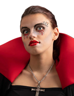 Maquillage Rouge à Paillettes