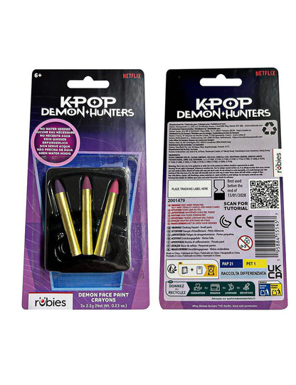 Kit maquillage de démon Kpop Demon Hunters
